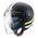 Caberg UPTOWN CHRONO Open Face Helmet, MATT BLACK/WHITE/YELLOW FLUO | C6GE00D9, cab_C6GE00D9L - Caberg / カバーグヘルメット