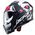 Caberg キャバーグ ジャッカル ダークサイド ヘルメット ブラック ホワイト レッド | C2NE00H2, cab_C2NE00H2_2XL - Caberg / カバーグヘルメット