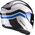 Scorpion / スコーピオン Exo フルフェイスヘルメット 1400 Air Fortuna ホワイトブルー | 14-341-74, sco_14-341-74_XS - Scorpion / スコーピオンヘルメット