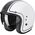 Scorpion / スコーピオン Exo ジェットヘルメット Belfast Evo Retrol ホワイト シルバー | 78-372-295, sco_78-372-295_M - Scorpion / スコーピオンヘルメット