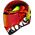 Icon Street フルフェイスヘルメット Airform ManikR 赤, icon_0101-13876 - ICON / アイコン