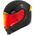 Icon Street フルフェイスヘルメット Airframe Pro Carbon - 赤 赤, 黒, icon_0101-14012 - ICON / アイコン