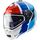 Caberg DUKE II IMPACT Flip Up Helmet, WHITE METAL/RED/BLUE LIGHT BLUE | C0IF00D6, cab_C0IF00D6S - Caberg / カバーグヘルメット