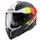 Caberg JACKAL IMOLA Full Face Helmet, MATT BLACK/MULTI FLUO/WHITE | C2ND00I1, cab_C2ND00I1L - Caberg / カバーグヘルメット