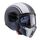 Caberg GHOST LEGEND JET Helmet, MATT BLACK/WHITE | C4FC00A6, cab_C4FC00A6L - Caberg / カバーグヘルメット