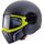 Caberg GHOST JET Open Face Helmet, MATT BLACK/YELLOW FLUO | C4FD0017, cab_C4FD0017M - Caberg / カバーグヘルメット