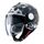 Caberg RIVIERA V3 OPEN FACE HELMET, MATT BLACK/WHITE/GOLD | C6FE00A6, cab_C6FE00A6S - Caberg / カバーグヘルメット