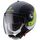 Caberg RIVIERA V3 OPEN FACE HELMET, ANTHRACITE OPACO/BLACK/YELLOW FLUO | C6FG00H3, cab_C6FG00H3L - Caberg / カバーグヘルメット