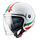 Caberg UPTOWN CHRONO Open Face Helmet, ITALIA WHITE/GREEN/RED | C6GE00A8, cab_C6GE00A8L - Caberg / カバーグヘルメット