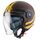 Caberg UPTOWN CHRONO Open Face Helmet, MATT BROWN/YELLOW | C6GE00H6, cab_C6GE00H6L - Caberg / カバーグヘルメット