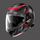 Nolan / ノーラン モジュラーヘルメット N100 5 Plus Starboard N-com ブラックレッドマット | N1P000494041, nol_N1P0004940411 - Nolan / ノーラン & エックスライトヘルメット