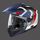 Nolan / ノーラン モジュラーヘルメット N70 2x Decurio N-com ブルーレッド メタルホワイト | N7X000478033, nol_N7X0004780331 - Nolan / ノーラン & エックスライトヘルメット