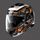 Nolan / ノーラン モジュラーヘルメット N100 5 Plus Starboard N-com ブラックオレンジ | N1P000494047, nol_N1P0004940471 - Nolan / ノーラン & エックスライトヘルメット