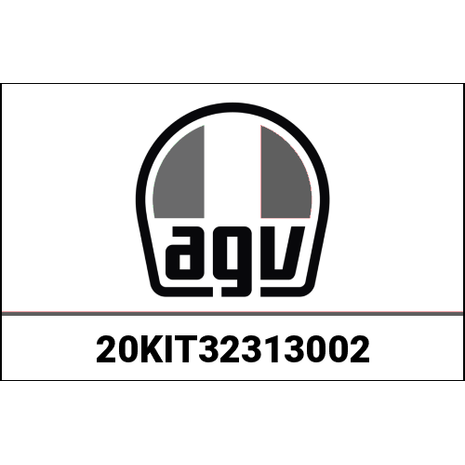 AGV / エージーブ MDS KIT REAR VENTS M13/G240/NEW SPRINTER FLAT BLACK | 20KIT32313002, agv_20KIT32313-002 - AGV / エージーブイヘルメット