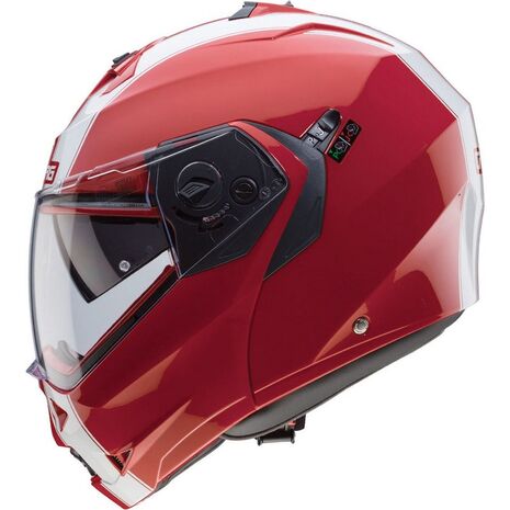 Caberg DUKE LEGEND Flip Up Helmet, RED/WHITE | C0BD0073, cab_C0BD0073M - Caberg / カバーグヘルメット