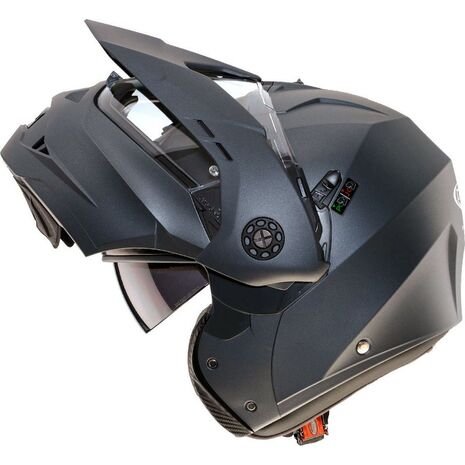 Caberg TOURMAX Flip Up Helmet, MATT GUN METAL | C0FA0091, cab_C0FA0091M - Caberg / カバーグヘルメット