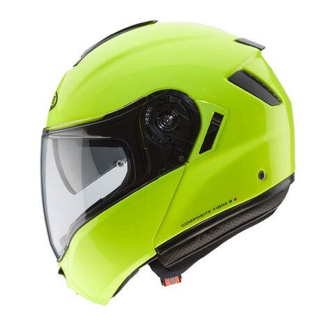 Caberg LEVO HI-VIZION Flip Up Helmet, YELLOW FLUO | C0GA0026, cab_C0GA0026L - Caberg / カバーグヘルメット