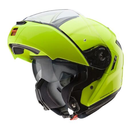 Caberg LEVO HI-VIZION Flip Up Helmet, YELLOW FLUO | C0GA0026, cab_C0GA0026L - Caberg / カバーグヘルメット