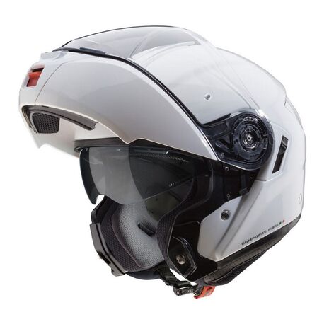 Caberg LEVO Flip Up Helmet, WHITE METAL | C0GA00A5, cab_C0GA00A5M - Caberg / カバーグヘルメット