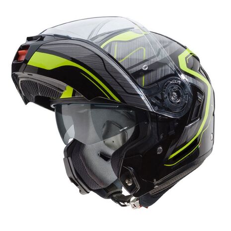Caberg LEVO FLOW Flip Up Helmet, BLACK/ANTHRACITE/YELLOW FLUO | C0GB00C1, cab_C0GB00C1L - Caberg / カバーグヘルメット