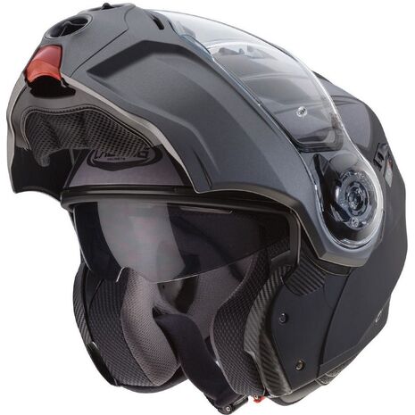 Caberg DROID PATRIOT Flip Up Helmet, MATT BLACK/ANTHRACITE | C0HC00G9, cab_C0HC00G9S - Caberg / カバーグヘルメット