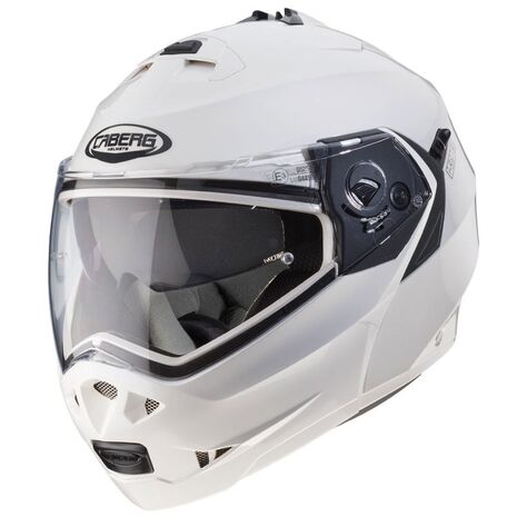 Caberg DUKE Flip Up Helmet, WHITE METAL | C0IA00A5, cab_C0IA00A5XL - Caberg / カバーグヘルメット