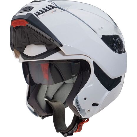 Caberg SINTESI MONO FLIP UP HELMET, WHITE | C10A5001, cab_C10A5001XS - Caberg / カバーグヘルメット
