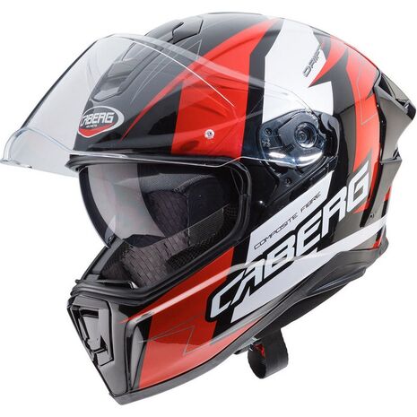 Caberg DRIFT EVO SPEEDSTER Full Face Helmet, BLACK/RED/WHITE | C2OB00G0, cab_C2OB00G0S - Caberg / カバーグヘルメット