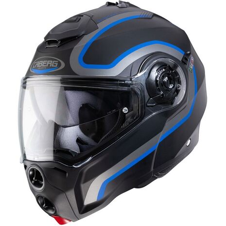 Caberg カベルグ ドロイド ピュア モジュラー ヘルメット ブルー ブラック | C0HF0063, cab_C0HF0063_XL - Caberg / カバーグヘルメット