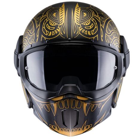 Caberg カベルグ ゴースト マオリ ヘルメット ブラックゴールド | C4FH0097, cab_C4FH0097_S - Caberg / カバーグヘルメット