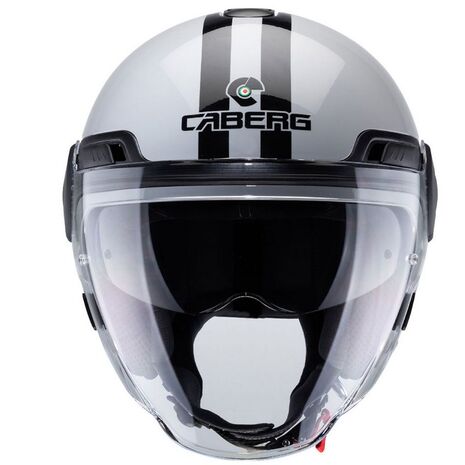 Caberg キャバーグ アップタウン クロノ ヘルメット ライト グレー ブラック | C6GE00I2, cab_C6GE00I2_XXL - Caberg / カバーグヘルメット