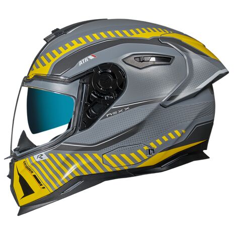 NEXX / ネックス フルフェイス ヘルメット Sport SX.100R Skidder Yellow Grey Matt | 01SXR02316019, nexx_01SXR02316019-L - Nexx / ネックス ヘルメット