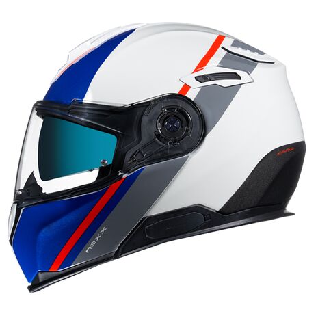 NEXX / ネックス フルフェイス ヘルメット Touring X.VILITUR Stigen White Blue | 01XVT00326060, nexx_01XVT00326060-M - Nexx / ネックス ヘルメット
