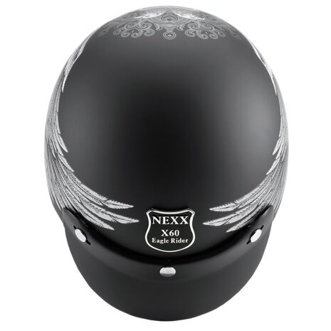 NEXX / ネックス ジェット ヘルメット Urban SX.60 Eagle Rider Black Silver Matt | 01X6001114, nexx_01X6001114-L - Nexx / ネックス ヘルメット