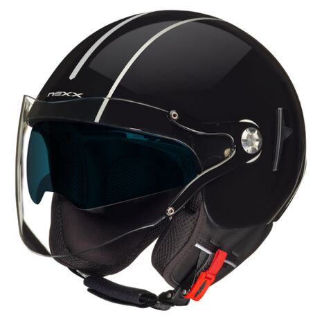 NEXX / ネックス ジェット ヘルメット Urban SX.60 Royale Black Silver | 01X6001301063, nexx_01X6001301063-L - Nexx / ネックス ヘルメット
