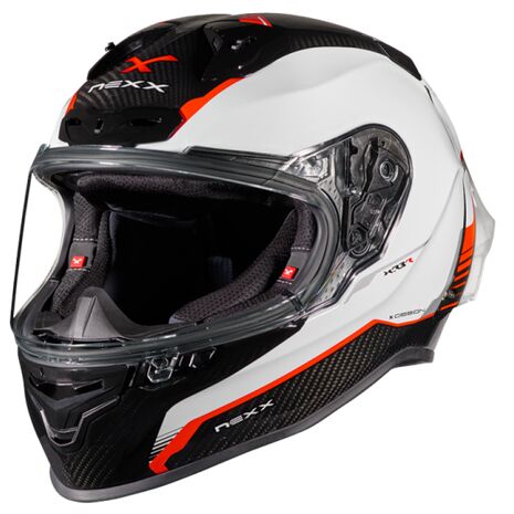 NEXX / ネックス フルフェイス ヘルメット Sport X.R3R Carbon Carbon White Red | 01XR323335028, nexx_01XR323335028-S - Nexx / ネックス ヘルメット