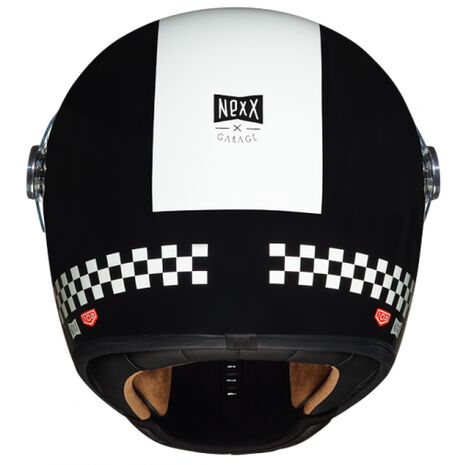 NEXX / ネックス フルフェイス ヘルメット Garage X.G100R Finish Line Black White | 01XGR01297012, nexx_01XGR01297012-L - Nexx / ネックス ヘルメット