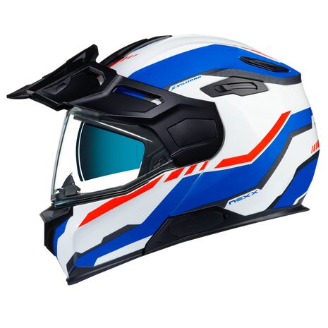 NEXX / ネックス モジュラー ヘルメット Adventure X.VILIJORD Continental White Blue Red | 01XVJ00285149, nexx_01XVJ00285149-XXS - Nexx / ネックス ヘルメット