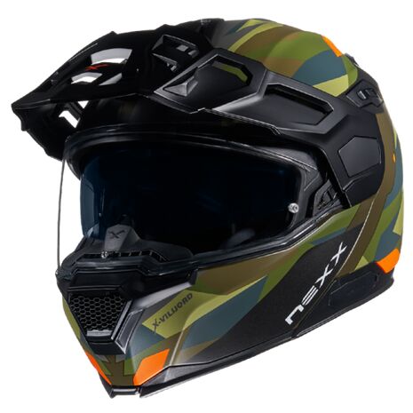 NEXX / ネックス モジュラー ヘルメット Adventure X.VILIJORD Taiga Green Orange Matt | 01XVJ16328005, nexx_01XVJ16328005-XL - Nexx / ネックス ヘルメット