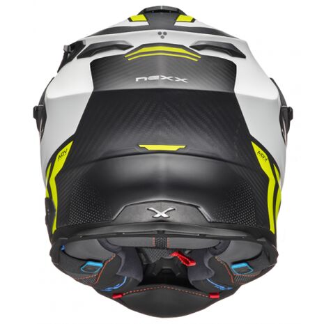 NEXX / ネックス フルフェイス ヘルメット Adventure X.WED2 CARBON VAAL White Neon Matt | 01XWE23302879, nexx_01XWE23302879-M - Nexx / ネックス ヘルメット