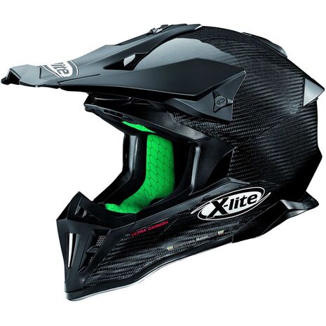X-Lite / エックスライト X-502 Ultra Carbon Puro ヘルメット モトクロス グロスブラック, nol_X5U0008090011 - Nolan / ノーラン & エックスライトヘルメット