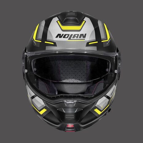 Nolan / ノーラン モジュラーヘルメット N100 5 Upwind N-com ブラックイエローマット | N15000522059, nol_N15000522059X - Nolan / ノーラン & エックスライトヘルメット