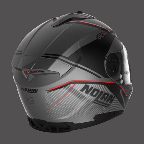 Nolan / ノーラン フルフェイスヘルメット N80 8 Astute N-com レッドラバグレイマット | N88000529024, nol_N88000529024X - Nolan / ノーラン & エックスライトヘルメット