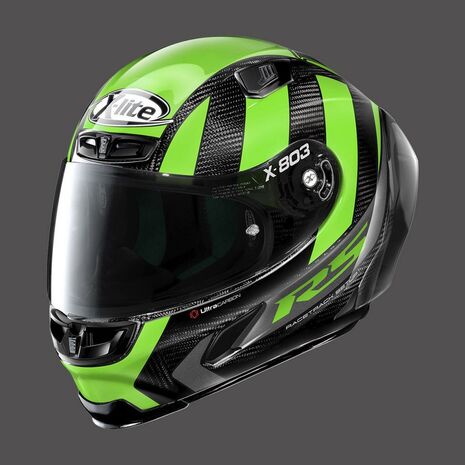 Nolan / ノーラン フルフェイスヘルメット X-lite X-803 Rs Ultra Carbon Wheelie グリーン | U8R000704059, nol_U8R0007040592 - Nolan / ノーラン & エックスライトヘルメット