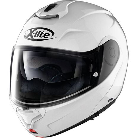 Nolan / ノーラン モジュラーヘルメット X-lite X-1005 Elegance N-com ホワイトメタル | X15000205003, nol_X150002050031 - Nolan / ノーラン & エックスライトヘルメット