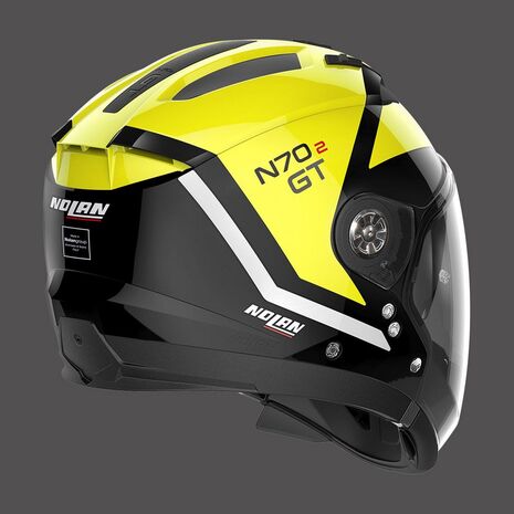 Nolan / ノーラン モジュラーヘルメット N70 2 Gt Glaring N-com イエローブラック | N7G000798048, nol_N7G000798048X - Nolan / ノーラン & エックスライトヘルメット