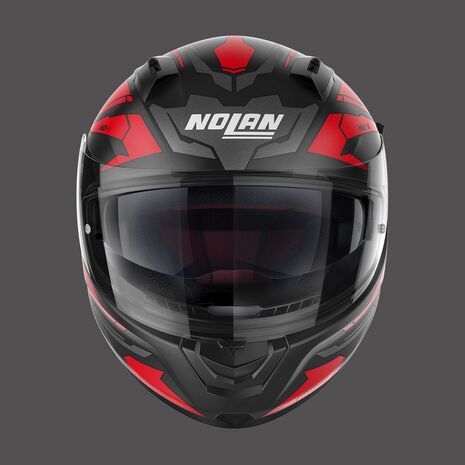 Nolan / ノーラン フルフェイスヘルメット N60 6 Anchor N-com レッド ブラックマット | N66000576022, nol_N66000576022X - Nolan / ノーラン & エックスライトヘルメット
