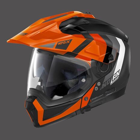 Nolan / ノーラン モジュラーヘルメット N70 2x Decurio N-com オレンジ フラットブラック | N7X000478031, nol_N7X0004780316 - Nolan / ノーラン & エックスライトヘルメット