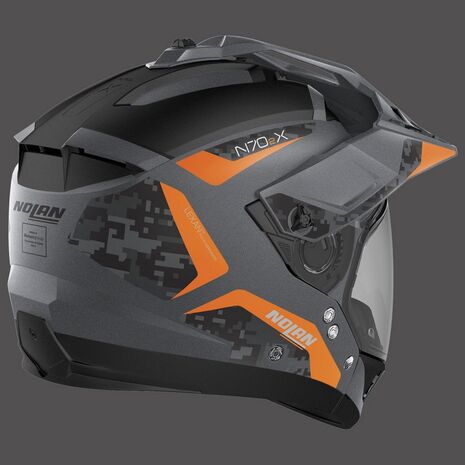 Nolan / ノーラン モジュラーヘルメット N70 2x Torpedo N-com オレンジ ラバグレイマット | N7X000547044, nol_N7X000547044X - Nolan / ノーラン & エックスライトヘルメット