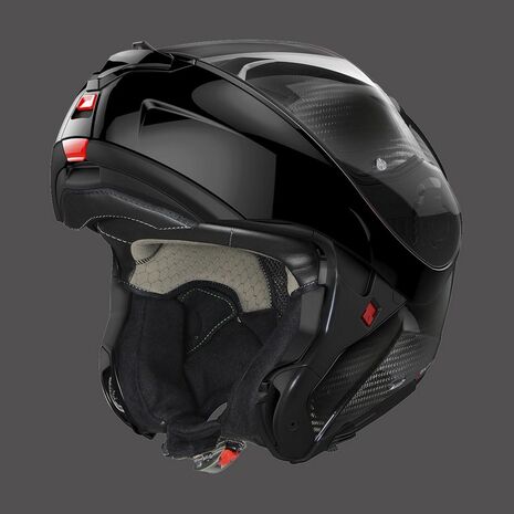 Nolan / ノーラン モジュラーヘルメット X-lite X-1005 Ultra Carbon Dyad N-com ブラック | U15000508001, nol_U15000508001X - Nolan / ノーラン & エックスライトヘルメット